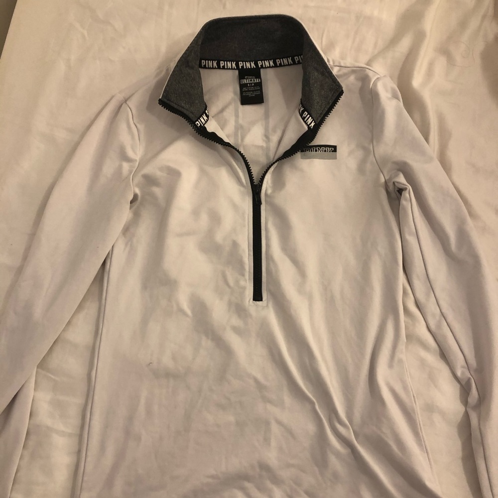 White pink vs quarter zip